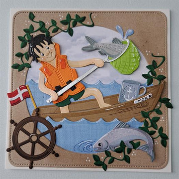 BY Lene Dies "Sailing Accessories #1" BLD1567 med bl.a. net og krus