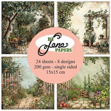 BY Lene Paperpad "Country Garden" BLP053