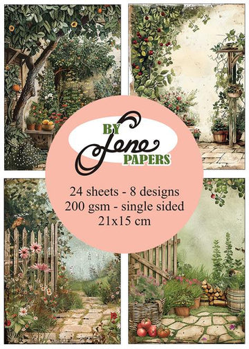BY Lene Paperpad "Country Garden" BLP253