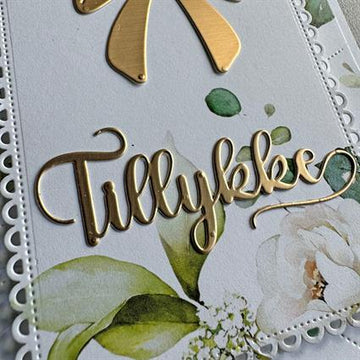 Simple and Basic die "Tillykke" SBD415