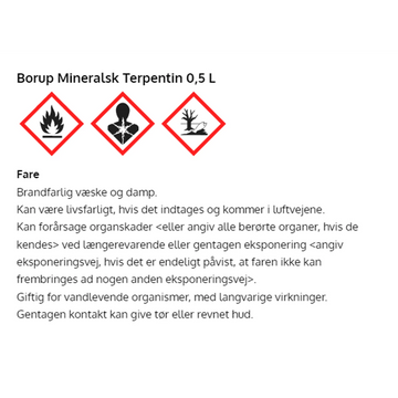 Mineralsk Terpentin 0,5 L