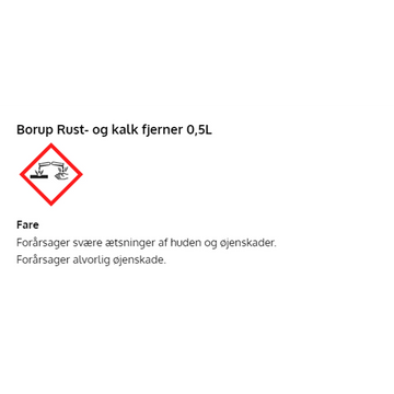 Stærk Rust- & Kalkfjerner