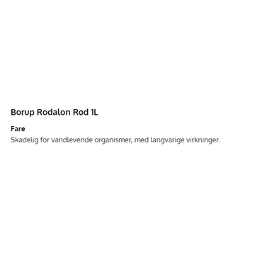 Rodalon Indendørs Rød  1 L