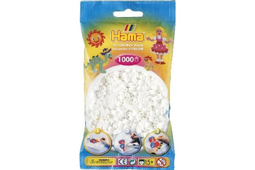 Hama perler Midi 1000 stk Hvid