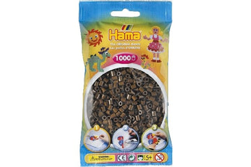 hama perler 1000 stk brun