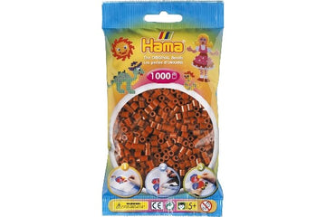 Hama perler midi 1000stk rødbrun