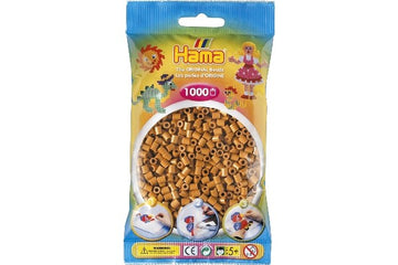 Hama perler midi 1000stk lys brun