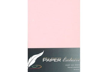 Paper Exclusive Kort A6 240g blossom tekstureret 10stk.