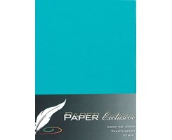 Paper exclusive kuvert turkis tekstureret