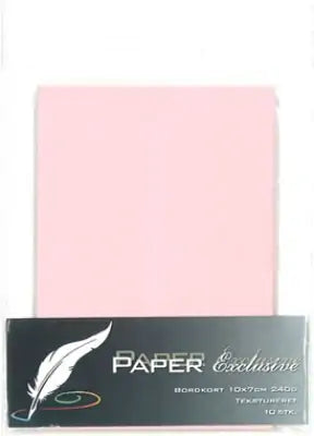 Paper exclusive Bordkort - Blanke - Blossom Tekstureret - 10X7 CM - 10 Stk