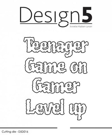 Design5 - Dies - D5D016 - Teenager & Gamer