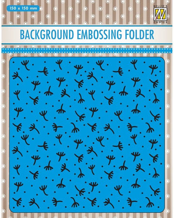 Nellie Snellen embossing folder Fluff eeb029