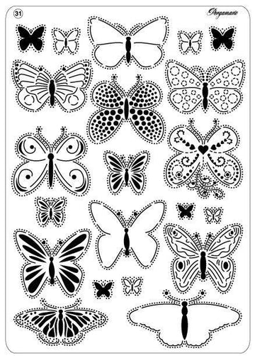 Pergamano Multi Grid 31 Butterflies 2 (31440)