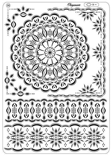 Pergamano multi grid no 06 31454 blomst med bord