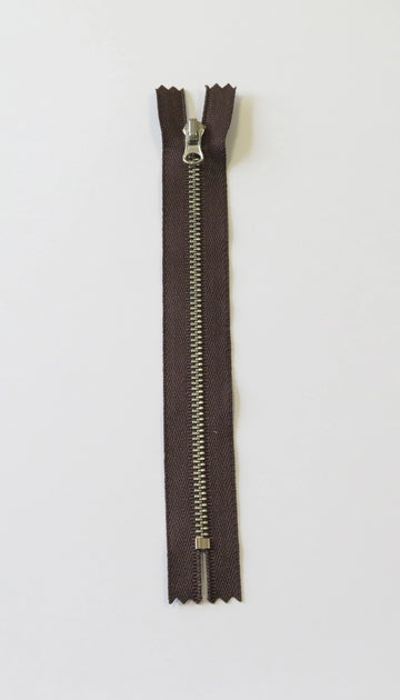 Cose lynlås 6mm delrin,delbar f.brun 55cm