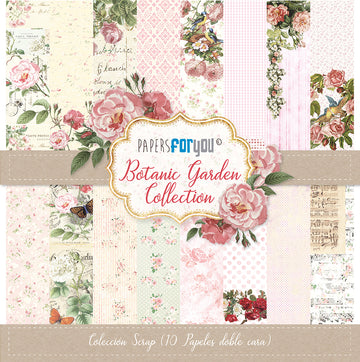 Scrapark 12' x 12' pakke Papers for you Botanic garden collection