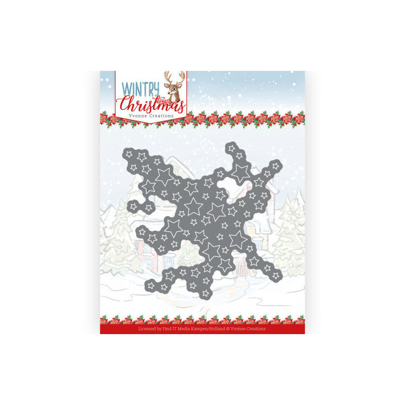 Yvonne Creations - Wintery Christmas - Cut Out Stars - YCD10243