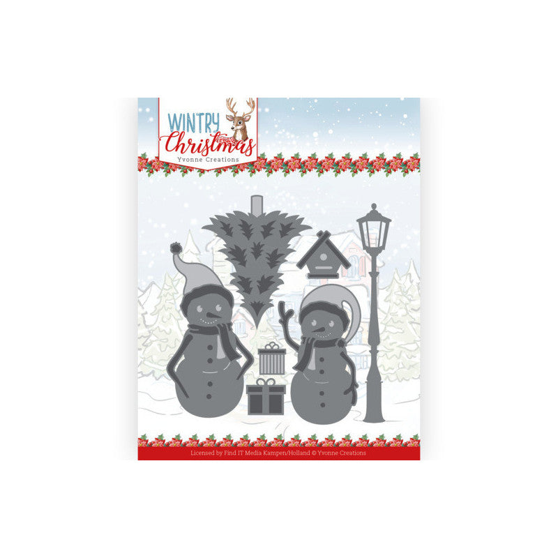 Yvonne Creations - Wintery Christmas - Snow Friends - YCD10244