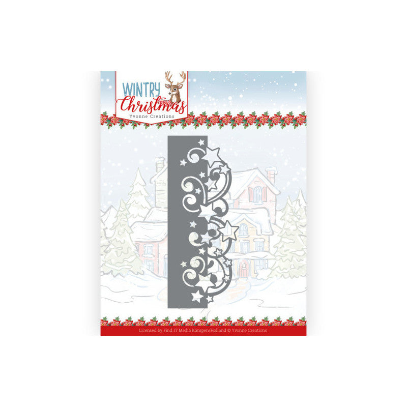 Yvonne Creations - Wintery Christmas - Stars Border - YCD10246