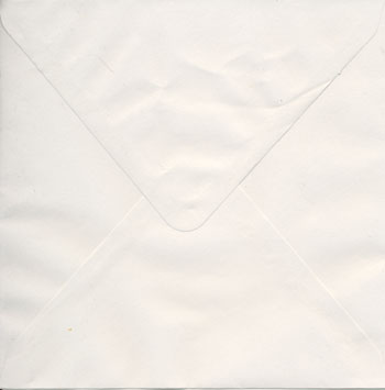 Kuvert 15,5x15,5cm hvid