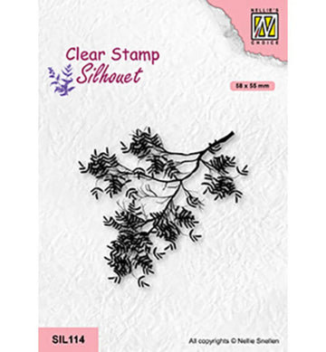 Nellie Snellen Clear Stamp Acacia gren sil114