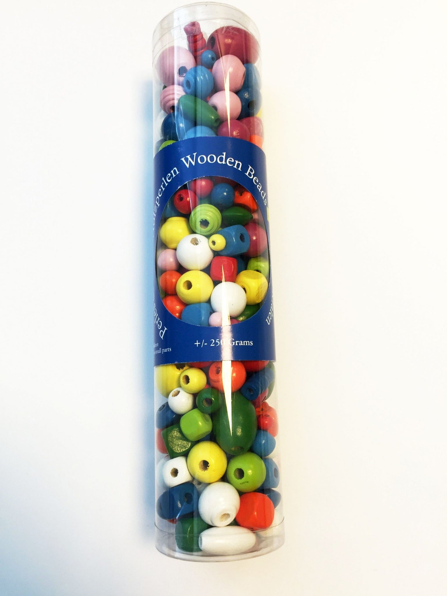 Træperler ass farver 250g