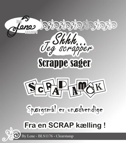 By Lene Stempel Danske Tekster, Shhh… Jeg Scrapper bls1176