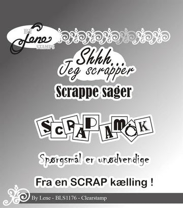 By Lene Stempel Danske Tekster, Shhh… Jeg Scrapper bls1176