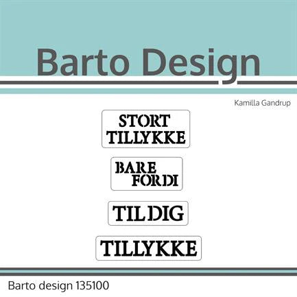 Barto Design Dies "Danske tekster - Add-On #135097"