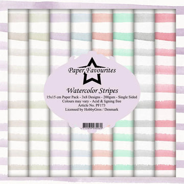 Design papir  Watercolor stripes