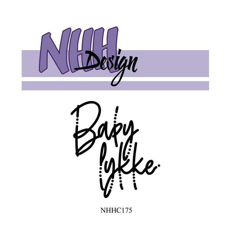 NHH Design - Stempel - Priktekster - Baby Lykke - NHHC175