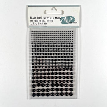Halvperler sort