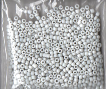 Glasperler/Rocailles 2,5mm/20g snehvid