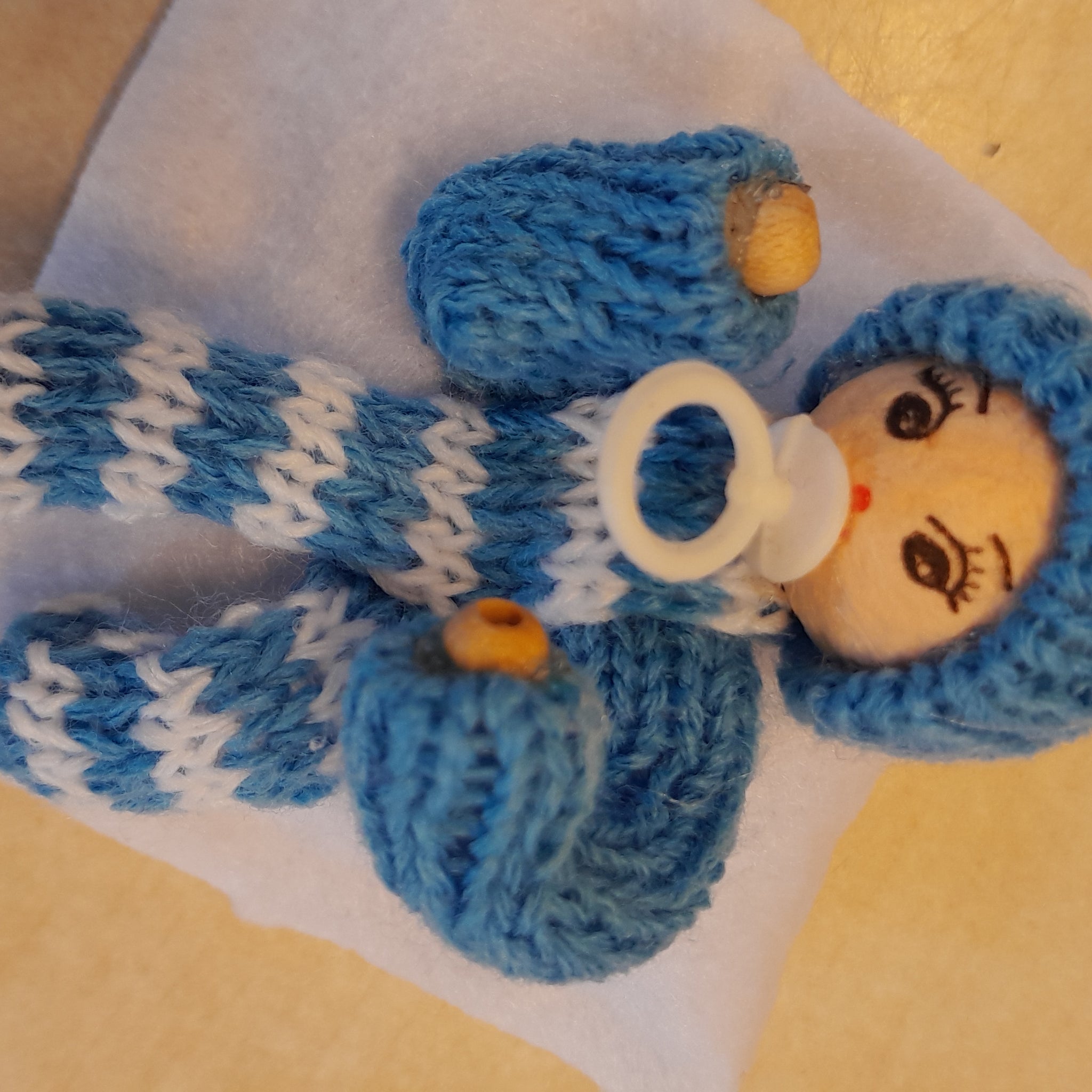 Baby på pude Dreng