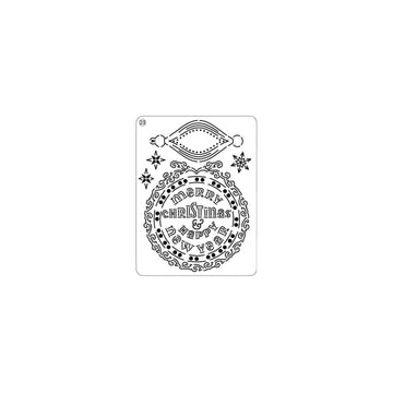 Pergamano Mini set grid 23 (71023) Happy new year