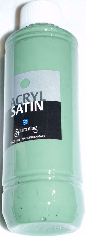 Acryl satin olivengrøn 50ml