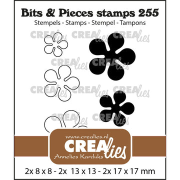 Crealies stempel med blomster