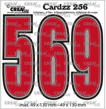 Crealies Cardz Dies Numbers 5 & 6 CLCZ256