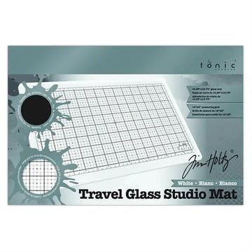 Travel glass mat