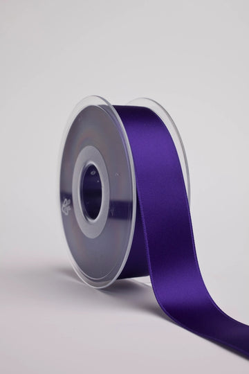 Satin bånd Mørk lilla 6mm