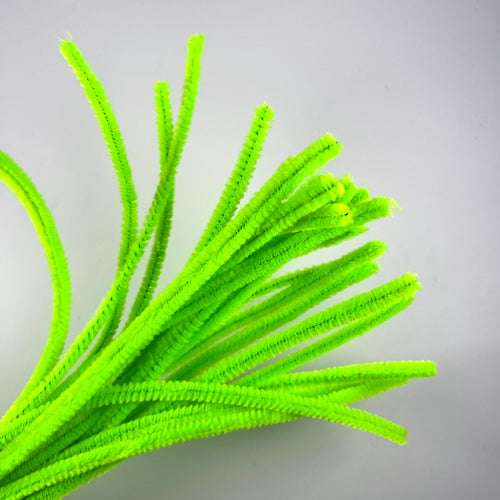Chenille lysgrøn