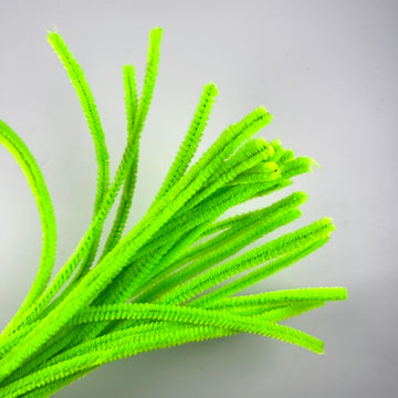 Chenille lysgrøn