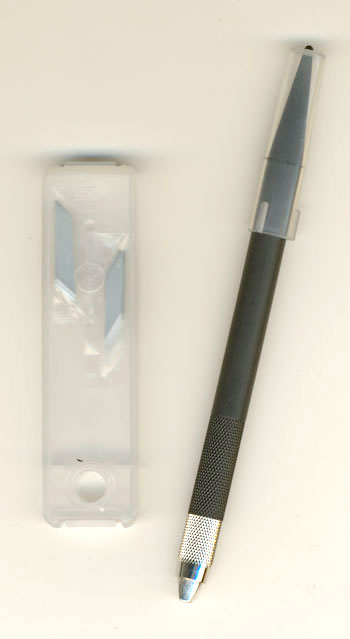 Kniv skalpel NT cutter D-400 m/ 5 blade