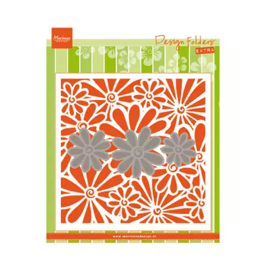 Marianne Design Embossing Folder & Cutting Die - Daisies DF3451