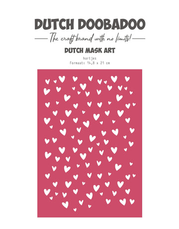 Dutch Doobadoo DDBD Dutch mask art Hearts A5