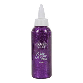 Glitterlim lilla 120 ml