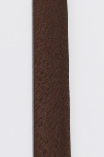 Skråbånd bomuld 20mm brun 4187