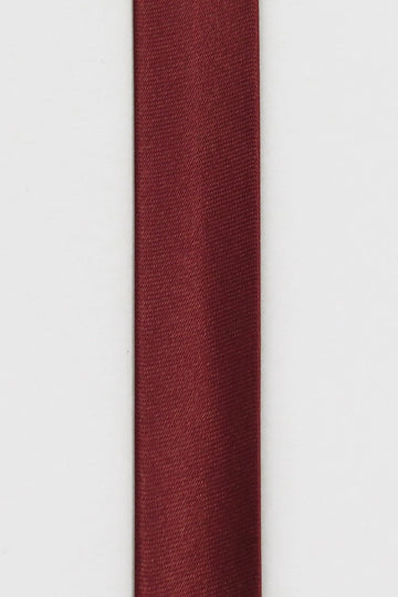 Skråbånd satin 18mm mørk blomme
