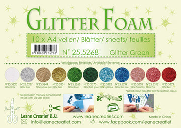 Mosgummi mørk blå glitter
