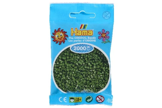 HAMA Hama mini perler 2000stk skovgrøn